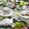 Portmeirion Botanic Garden 10.5" Dinner Plate - Set of 6 | Assorted Floral Motifs | Fine Earthenware | Chip Resistant Glaze | Dishwasher, Microwave, Freezer, Oven Safe | Made in England view 4