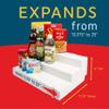 Dial Industries 3 Tier Adjustable Canned Goods Shelves for Kitchen Cabinet and Pantry Organization, Expand A Shelf, Mega view 2