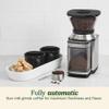 Cuisinart Coffee Grinder, Electric One-Touch Automatic Burr Coffee Grinder with 18-Position Grind Selector, Cup Size Selector for 4  18 Cups, DBM-8P1, Black Stainless view 3
