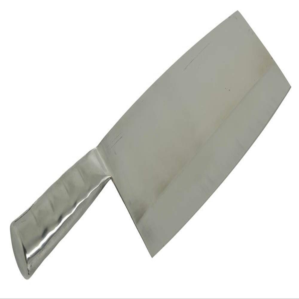 No. 1 Stainless Steel Cleaver with Stainless Steel Handle, 8-1/8 Inches (L) x 4.00 Inches(W) | Overall with Handle 12-1/4 Inches Long