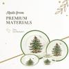Spode Christmas Tree 4-Piece Dinnerware Setting - Fine Earthenware Holiday Tableware - Dishwasher & Microwave Safe, Festive Christmas Plates, Bowls, Mug - Holiday Dining Essentials view 4