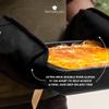 MasterClass Double Oven Gloves, Heavy Duty Cotton with Heat Resistant Quilted Interior, Black, One Size Fits All view 4