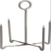 KitchenCraft Baked Potato Stand, Aluminium, 12 x 14.5 cm, Silver view 1