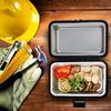 Koolatron 12V Electric Portable Lunch Box - 1.6 Qt (1.5 L) Food Warmer, Black, 6 ft (1.8m) Power Cord, Heats 300F (149C), Insulated Container for Car, SUV, Truck, Construction Worker Travel Lonchera view 2
