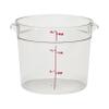 Cambro Food Storage Container - Round Series - 6 QT (Quart) - Commercial Grade for Food Prep (Clear) view 1