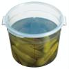 Cambro Food Storage Container - Round Series - 6 QT (Quart) - Commercial Grade for Food Prep (Clear) view 3