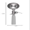 Vollrath 4 oz. Stainless Steel Disher,Gray, Size 8 view 2