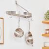Cuisinart Chef's Classic Half-Circle Wall-Mount Pot Rack, Brushed Stainless view 2