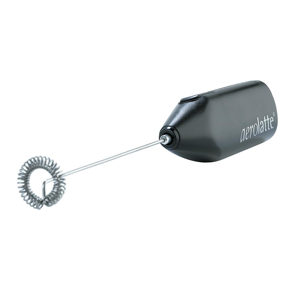 Aerolatte Milk Frother To Go with Travel Storage Case, The Original Steam-Free Frother, Black