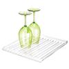 iDesign Forma BPA-Free Plastic Dish Drainer - 12" x 14.25" x 1.5", Clear view 1