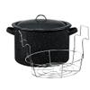 Granite Ware Enamel on Steel 12-Quart Water Bath Canner with Lid Black view 1