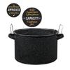 Granite Ware Enamel on Steel 12-Quart Water Bath Canner with Lid Black view 3