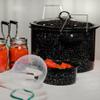 Granite Ware Enamel on Steel 12-Quart Water Bath Canner with Lid Black view 4