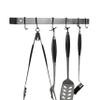 Enclume Premier 24-Inch Utensil Bar Wall Pot Rack, Hammered Steel view 1