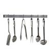 Enclume Premier 24-Inch Utensil Bar Wall Pot Rack, Hammered Steel view 4