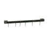 Enclume Premier 36-Inch Utensil Bar Wall Pot Rack, Hammered Steel view 3