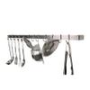 Enclume Premier 48-Inch Utensil Bar Wall Pot Rack, Stainless Steel view 2