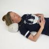 Sachi Organics Buckwheat Cylinder Neck Pillow view 4
