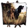 Pure Country Weavers Cocker Spaniel Dog Woven Blanket by Robert May - Gift Cotton Tapestry Throw - Made in The USA - 72" x 54" view 1