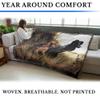 Pure Country Weavers Cocker Spaniel Dog Woven Blanket by Robert May - Gift Cotton Tapestry Throw - Made in The USA - 72" x 54" view 3