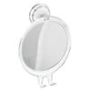 iDesign Plastic Power Lock Suction Shower Shaving Razor Holder, Fog-Free Bathroom or Tub, 6" x 2" x 7", Mirror-Round view 3