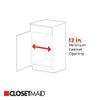 ClosetMaid 11 in. Pull Out Cabinet Organizer, Heavy Duty, Slide Out Pantry Shelves Drawers for Kitchen, Bathroom, White view 3