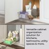ClosetMaid 11 in. Pull Out Cabinet Organizer, Heavy Duty, Slide Out Pantry Shelves Drawers for Kitchen, Bathroom, White view 4