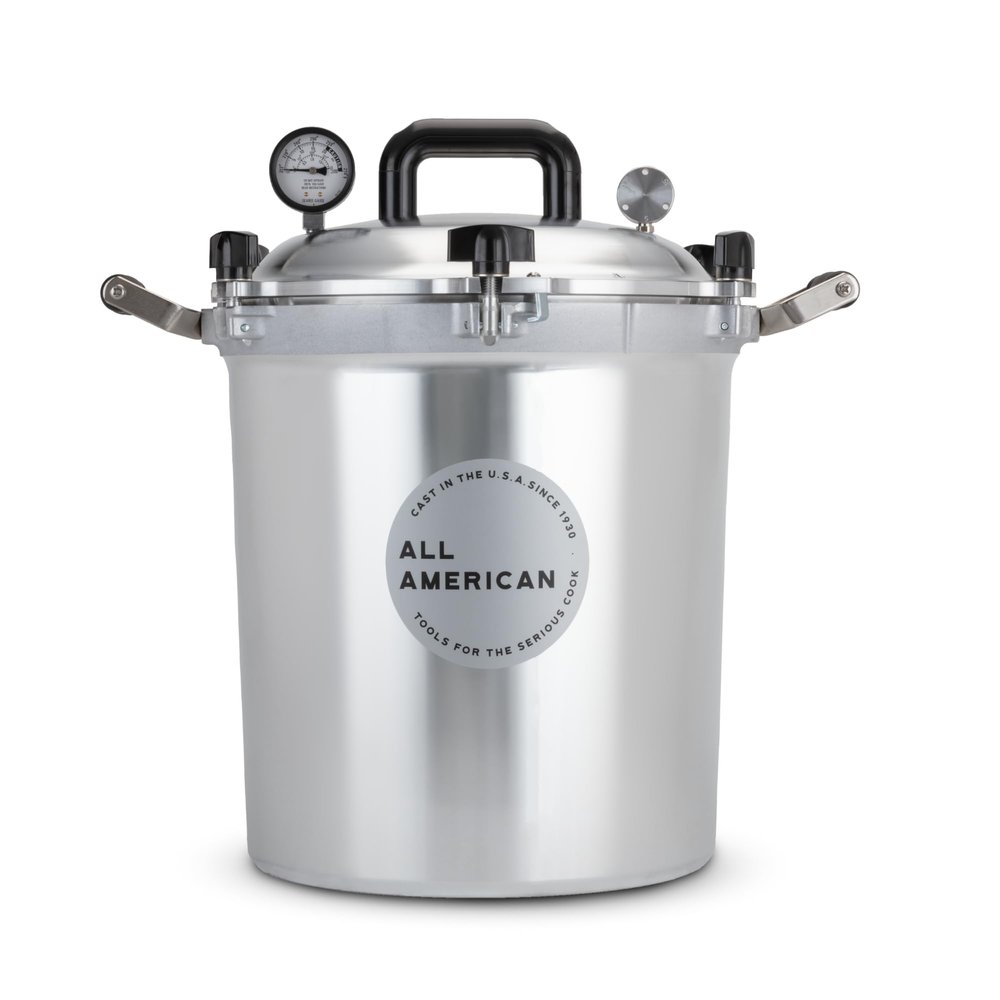All American 1930: 30qt Pressure Cooker/Canner (The 930) - Exclusive Metal-to-Metal Sealing System - Easy to Open & Close - Suitable for Gas or Electric Stoves - Made in the USA
