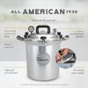 All American 1930: 30qt Pressure Cooker/Canner (The 930) - Exclusive Metal-to-Metal Sealing System - Easy to Open & Close - Suitable for Gas or Electric Stoves - Made in the USA view 2