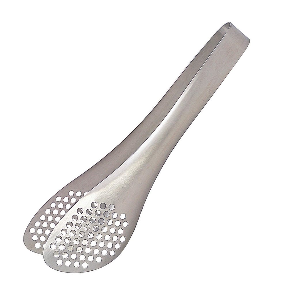 Sori Yanagi Sori Yanagi Asymmetrical Design Fits Any Bowl or Pan Angle, High Performance Tongs, Stainless Steel Tongs, Perforated, Perforated, Can Be Used While Draining, Seamless One-Piece Molding