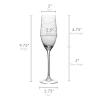Mikasa Crystal Cheers Champagne Flutes, Set of 4, 8 fluid ounces view 2