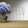 Mikasa Crystal Cheers Champagne Flutes, Set of 4, 8 fluid ounces view 4