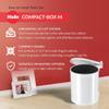 Hailo Compact-Box M In-Cabinet Trash Can, 15L (4-Gallon), White - Door-Mounted Lid-Lift Bin for 15.7" Hinged-Door Cabinets, Left/Right Installation, Indoor Kitchen & Bathroom Use view 2