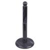 Creative Home Natural Marble Upright Paper Towel Holder 12.5" H  6" Dia | Heavy Weighted Solid Base for Kitchen, Bathroom Countertop | Elegant Organizer and Gift Black view 1