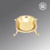 Renovators Supply Manufacturing Soap Holder 4.63 in. X 3.25 in. Brass Soap Dish, Shower Bar Soap Holder for Shower with Classy Clawfoot view 3