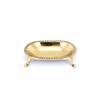 Renovators Supply Manufacturing Soap Holder 4.63 in. X 3.25 in. Brass Soap Dish, Shower Bar Soap Holder for Shower with Classy Clawfoot view 4