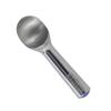 Zeroll 1012 Original Ice Cream Unique Liquid Filled Heat Conductive Handle Simple One Piece Aluminum Design Easy Release 24 Scoops per Gallon Made in USA, 3-Ounce, Silver view 1
