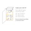 simplehuman 30 Liter / 8 Gallon Under Counter Kitchen Cabinet Pull-Out Trash Can, Heavy-Duty Steel Frame view 4