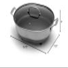 Cuisinart Oval Electric Skillet, 1500-Watt Nonstick, CSK-150NAS, Brushed Stainless view 2