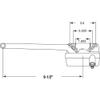 Truth TH 23021 9-1/2 In. Single-Arm Left-Hand Casement Operator (Single Pack) view 2