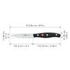 ZWILLING Twin Signature 4-inch Razor-Sharp German Paring Knife, Made in Company-Owned German Factory with Special Formula Steel perfected for almost 300 Years, Dishwasher Safe view 3