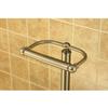 Kingston Brass CC2008 Classic Pedestal Paper Holder, Brushed Nickel,21-1/2" Length view 2