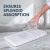 Luxury White Hand Towels - Soft 100% Turkish Cotton | Highly Absorbent Hotel spa Bathroom Towel Collection | 16x30 Inch | Set of 6 view 4