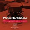 Swissmar Lugano Cast Iron Cheese Fondue Set, 9-Piece, 2 QT / 2 L - Ideal for Melting Cheese, Chocolates, Caramel, & More - Perfect for Kitchen Collection & Gift Giving - Matte Black view 3