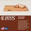 John Boos R-Board Series Rectangular Wooden Maple Cutting Board 18x12  1.5 Thick, 10-lb Reversible Butcher Block with Edge-Grain & Finger Grips  Made in the USA view 4