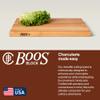 John Boos R-Board Series Rectangular Wooden Maple Cutting Board 24x18  1.5 Thick, 18-lb Reversible Butcher Block with Edge-Grain & Finger Grips  Made in the USA view 4