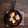 Lodge 9 Inch Cast Iron Pre-Seasoned Skillet  Signature Teardrop Handle - Use in the Oven, on the Stove, on the Grill, or Over a Campfire, Black view 3