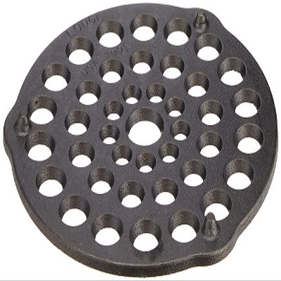 Lodge L8DOT3 Cast Iron Meat Rack/Trivet, Pre-Seasoned, 8-inch, 1 EA