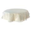Benson Mills Heavy Duty Crystal Clear Plastic 100% Waterproof Tablecloth Protector, Vinyl PVC Round Table Cloth, Oil Spill Proof Wipe Clean Table Cover for Dining Tables (70" Round) view 1