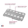 Gobel 12 Count Heavy Tinned Steel Madeleine Sheet Pan, Made in France view 3